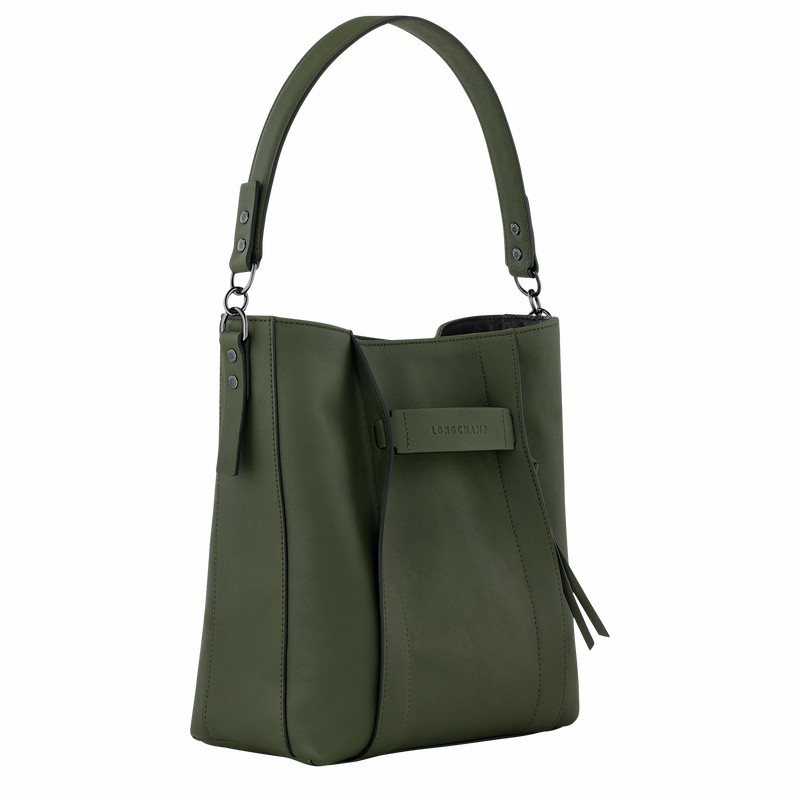 Longchamp 3D M Hobo Torba Ženski Kaki Slovenija | 10225HCV292