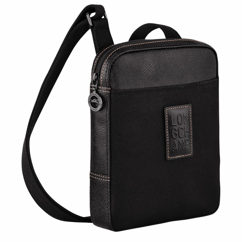Longchamp Boxford XS Torba Crossbody Moški Črne Slovenija | L1712080001-