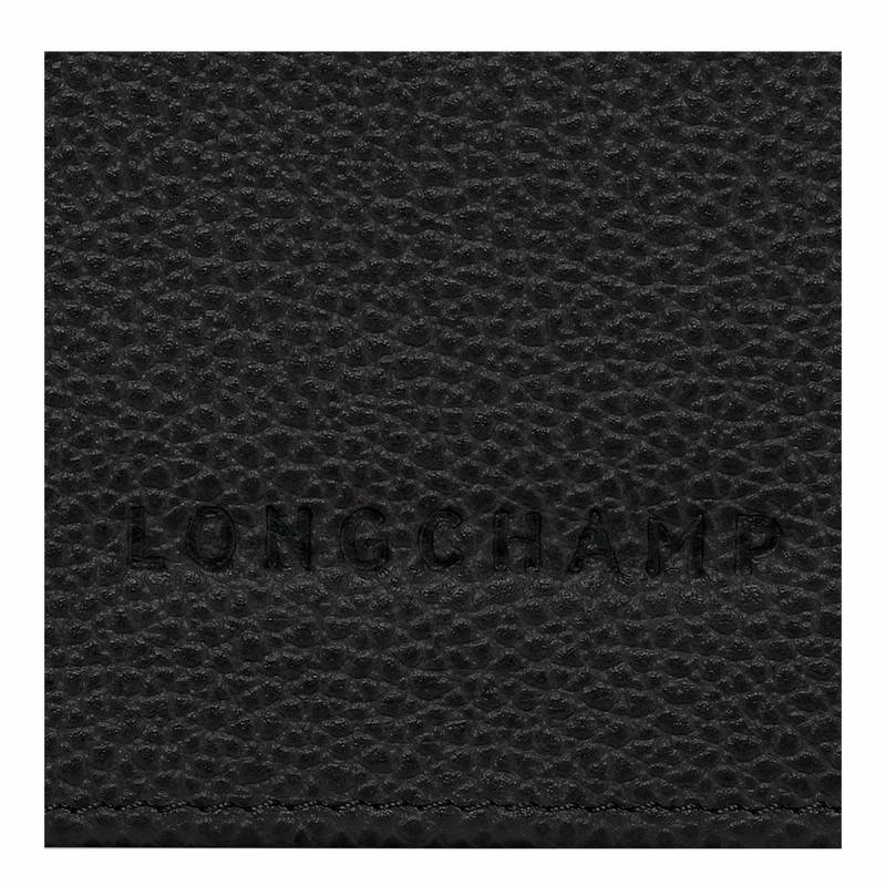 Longchamp Le FOULONNÉ Continental Denarnice Ženski Črne Slovenija | L3044021001