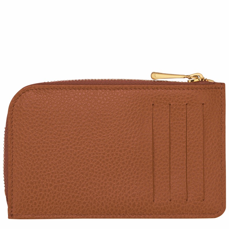 Longchamp Le FOULONNÉ Etui za Kartice Moški Caramel Slovenija | 30036021121-