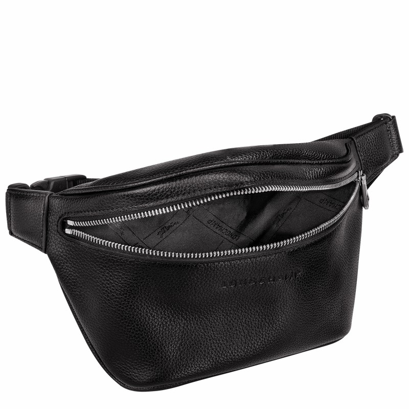 Longchamp Le FOULONNÉ M Torba Za Pas Moški Črne Slovenija | 20045021047-