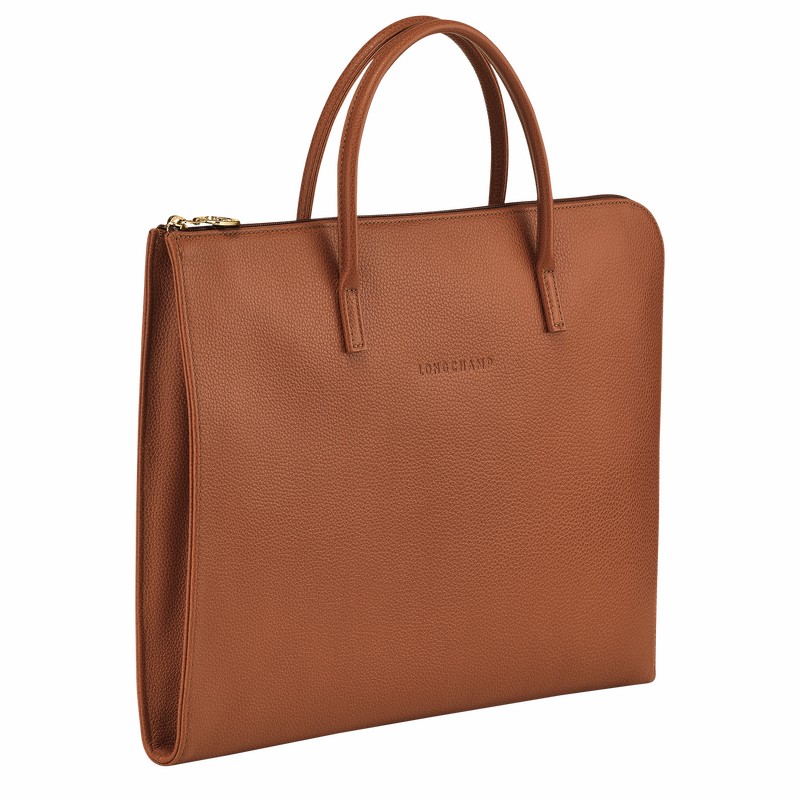 Longchamp Le FOULONNÉ S Aktovka Ženski Caramel Slovenija | L2115021121