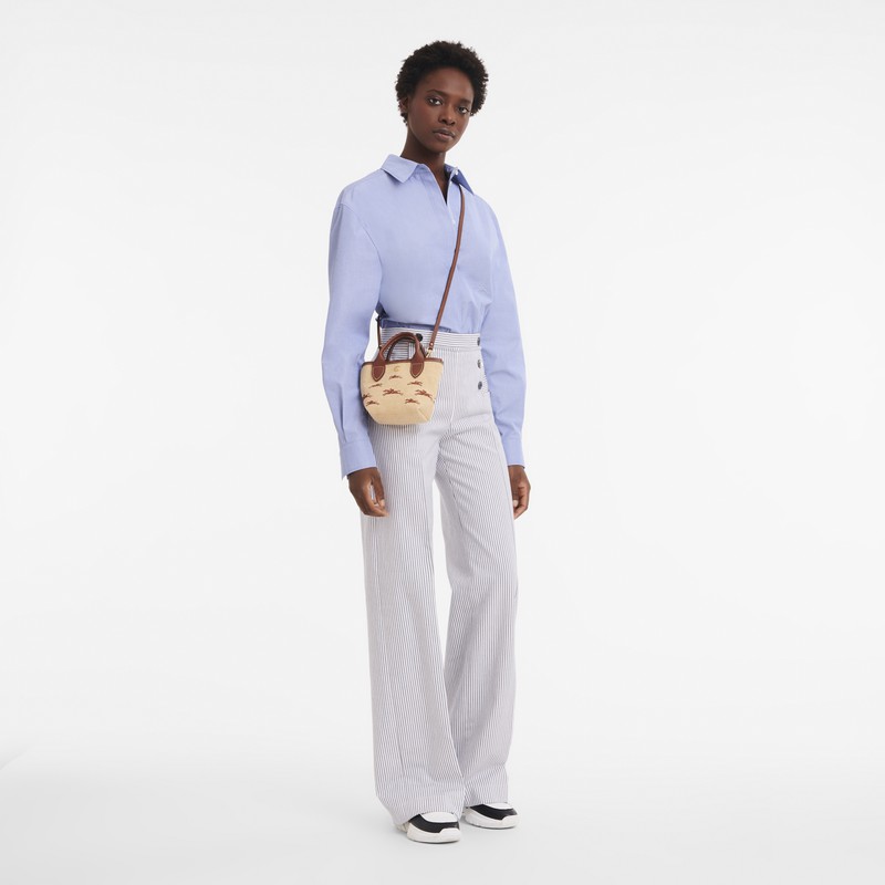 Longchamp Le Panier Pliage XS Torbica Ženski Rjave Slovenija | 10206HCF035