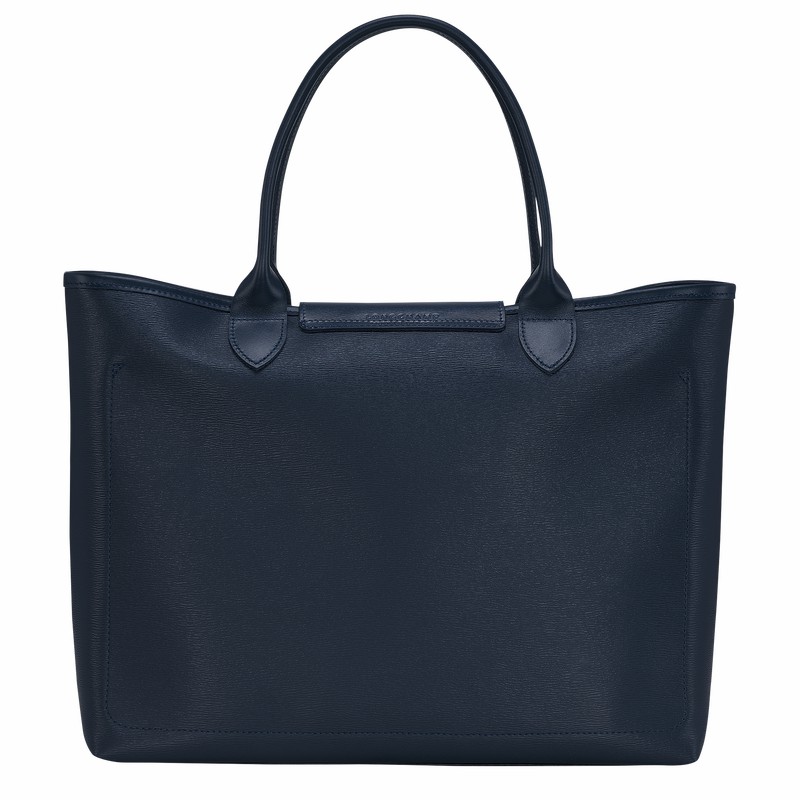 Longchamp Le Pliage City L Torba Tote Ženski Temno Modre Slovenija | 10182HYQ556