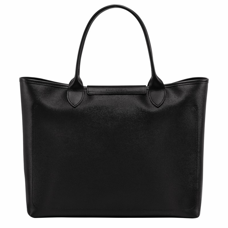 Longchamp Le Pliage City L Torba Tote Ženski Črne Slovenija | 10182HYQ001