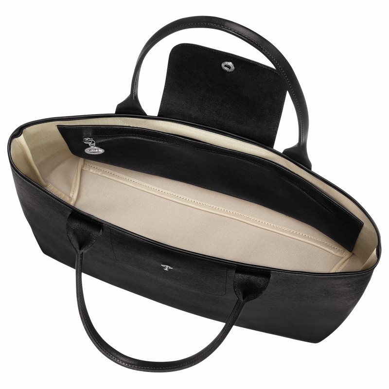 Longchamp Le Pliage City L Torba Tote Ženski Črne Slovenija | 10182HYQ001