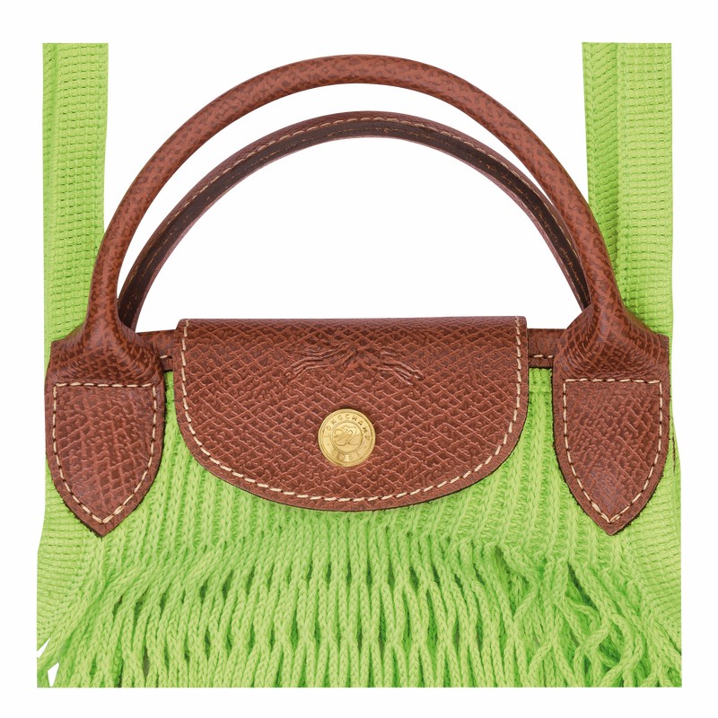 Longchamp Le Pliage Filet L Torbica za čez Ramo Ženski Zelene Slovenija | 10121HVH355