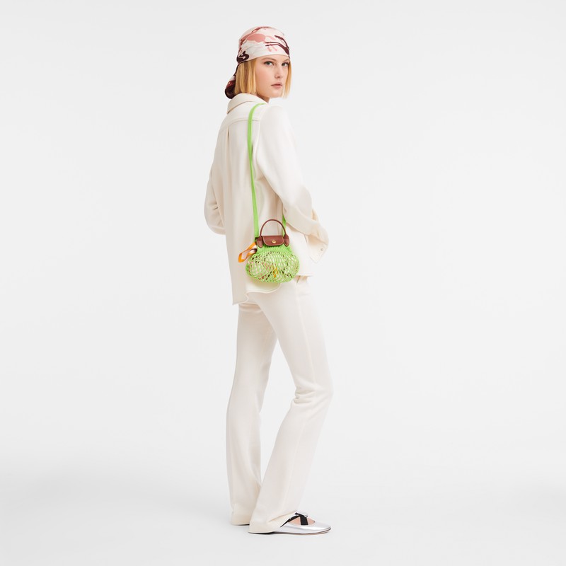 Longchamp Le Pliage Filet XS Torbica za čez Ramo Ženski Zelene Slovenija | 10139HVH355