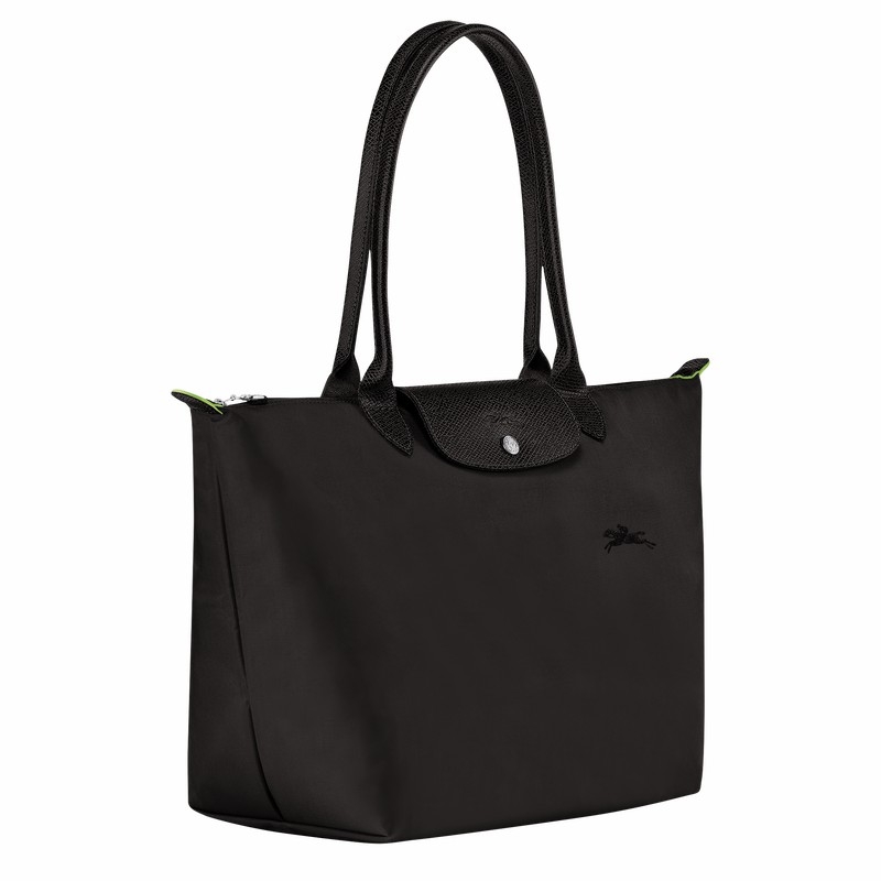 Longchamp Le Pliage Green L Torba Tote Ženski Črne Slovenija | L1899919001