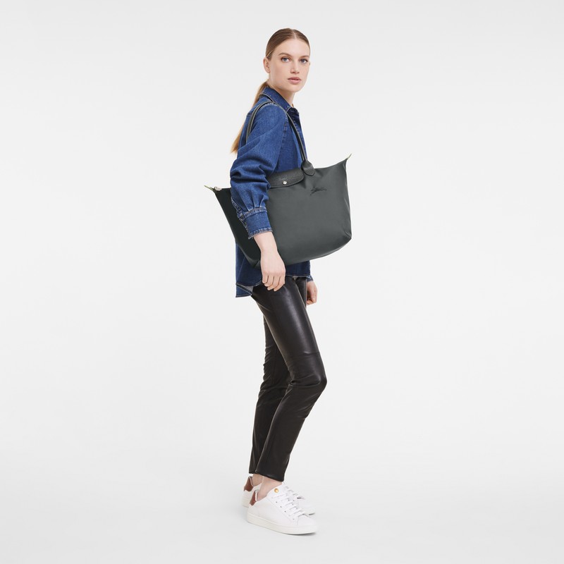 Longchamp Le Pliage Green L Torba Tote Ženski Temno Sive Slovenija | L1899919P66