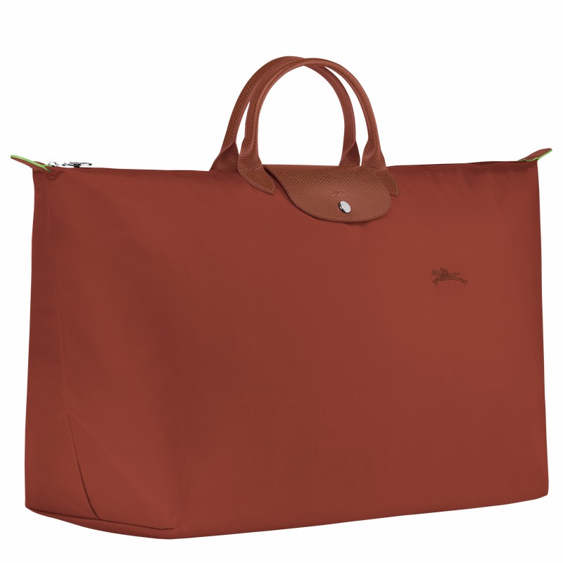 Longchamp Le Pliage Green M Potovalne Torbe Ženski Rjave Slovenija | L1625919404