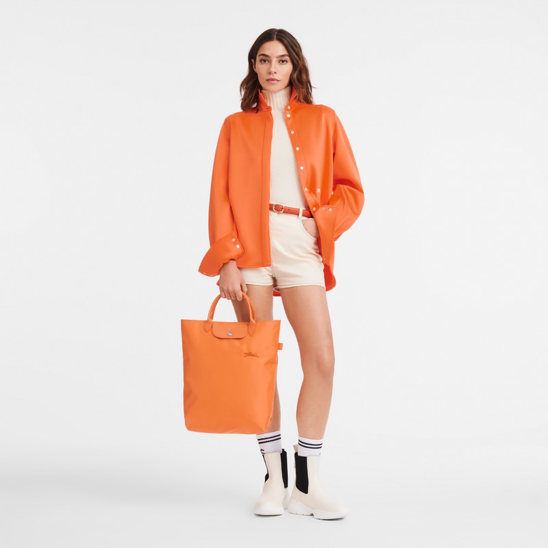 Longchamp Le Pliage Green M Torba Tote Moški Oranžne Slovenija | 10168919P54-