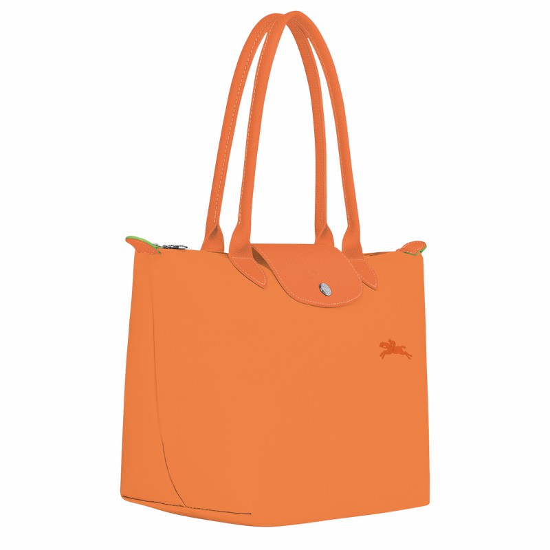 Longchamp Le Pliage Green M Torba Tote Ženski Oranžne Slovenija | L2605919P54