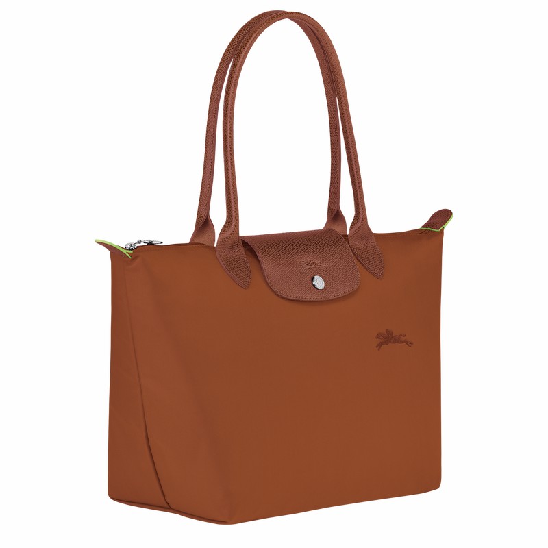 Longchamp Le Pliage Green M Torba Tote Ženski Rjave Slovenija | L2605919504