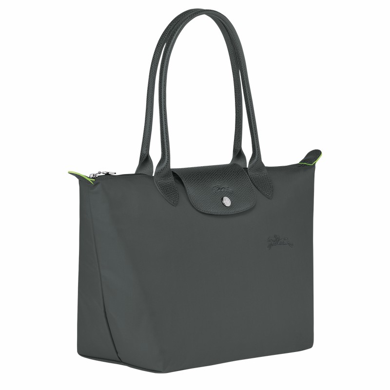 Longchamp Le Pliage Green M Torba Tote Ženski Temno Sive Slovenija | L2605919P66