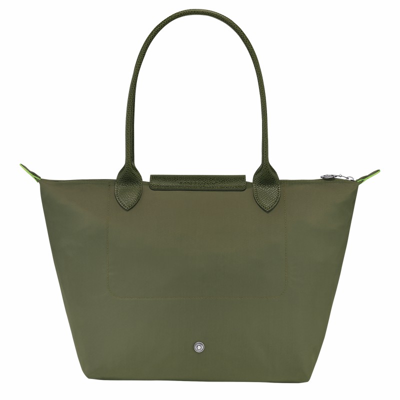 Longchamp Le Pliage Green M Torba Tote Ženski Zelene Slovenija | L2605919479