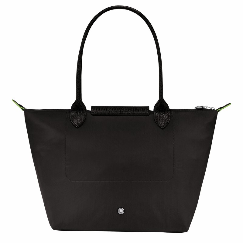Longchamp Le Pliage Green M Torba Tote Ženski Črne Slovenija | L2605919001