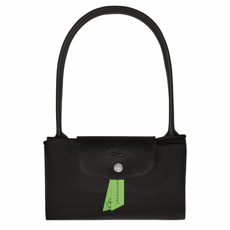 Longchamp Le Pliage Green M Torba Tote Ženski Črne Slovenija | L2605919001