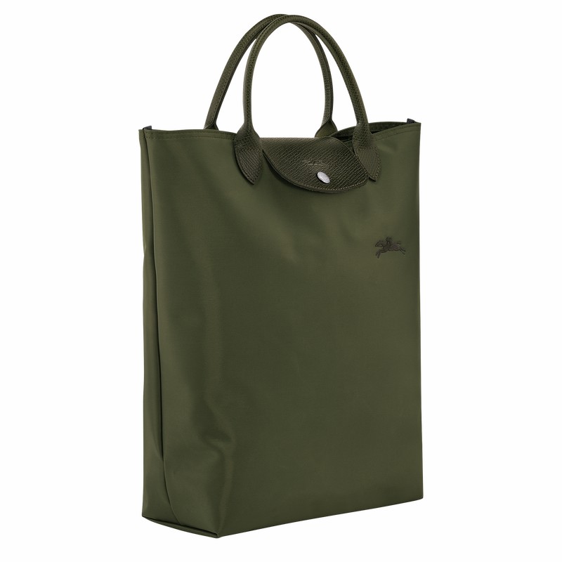 Longchamp Le Pliage Green M Torba Tote Ženski Zelene Slovenija | 10168919479
