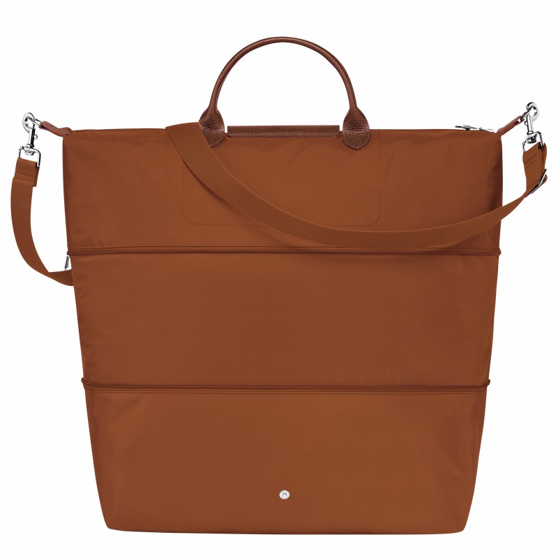 Longchamp Le Pliage Green expandable Potovalne Torbe Ženski Rjave Slovenija | L1911919504