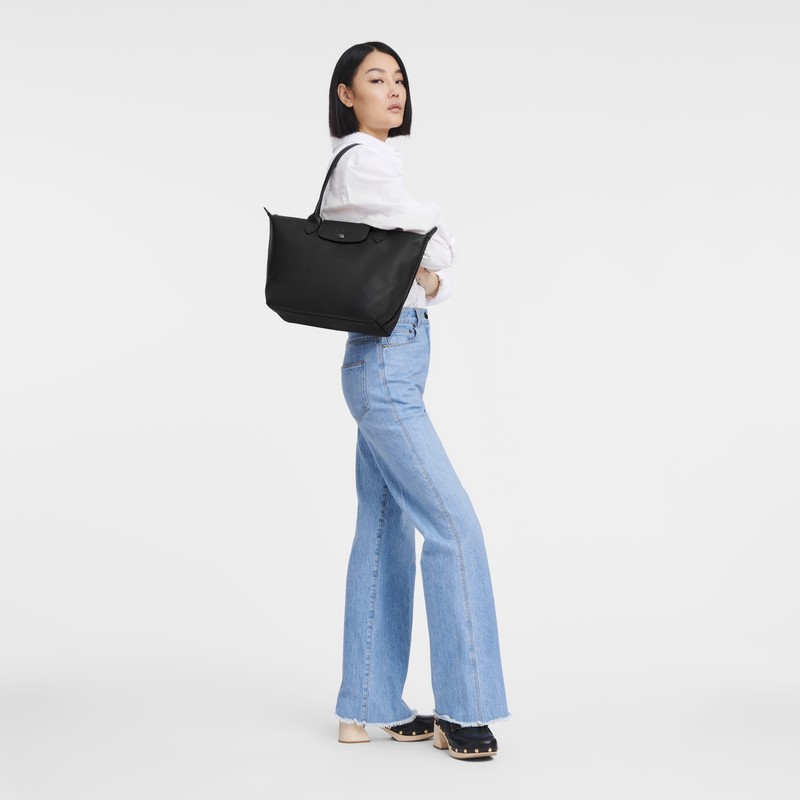Longchamp Le Pliage Xtra M Torba Tote Ženski Črne Slovenija | L2605987001