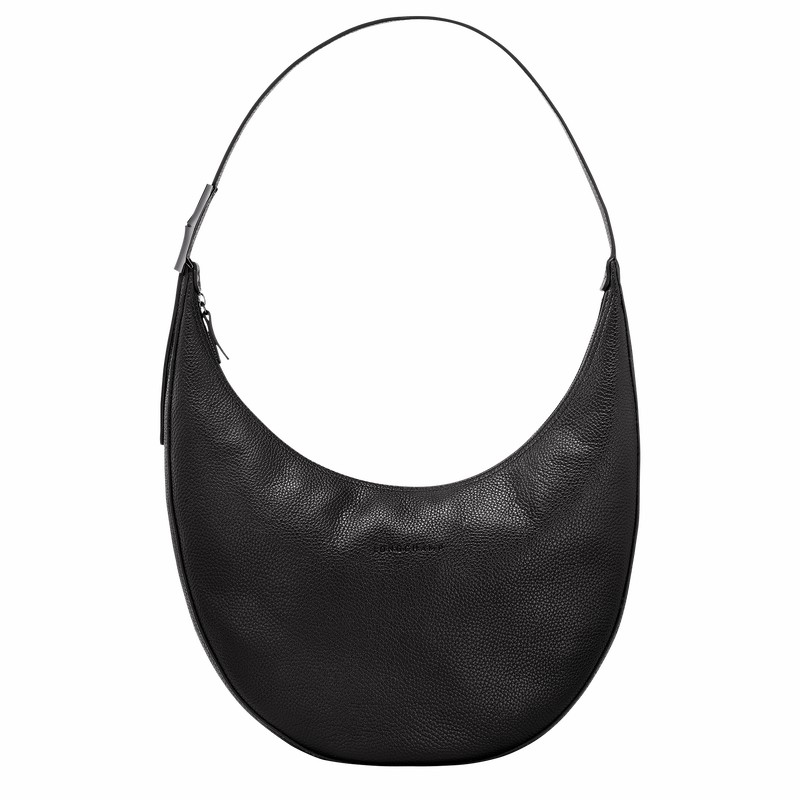 Longchamp Le Roseau Essential L Torba Crossbody Ženski Črne Slovenija | 10234968001