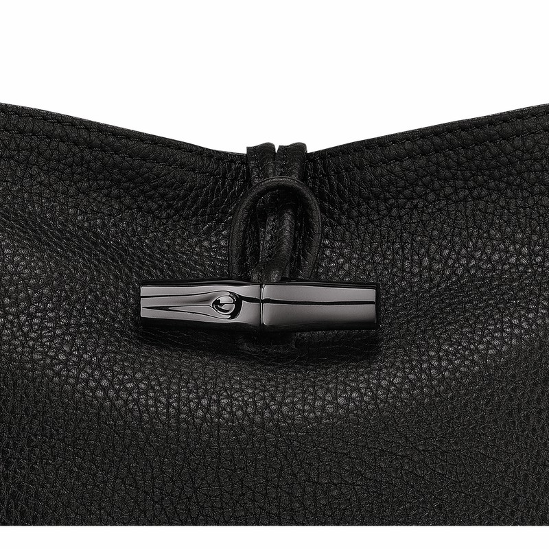 Longchamp Le Roseau Essential XS Bucket Torba Ženski Črne Slovenija | 10159968001