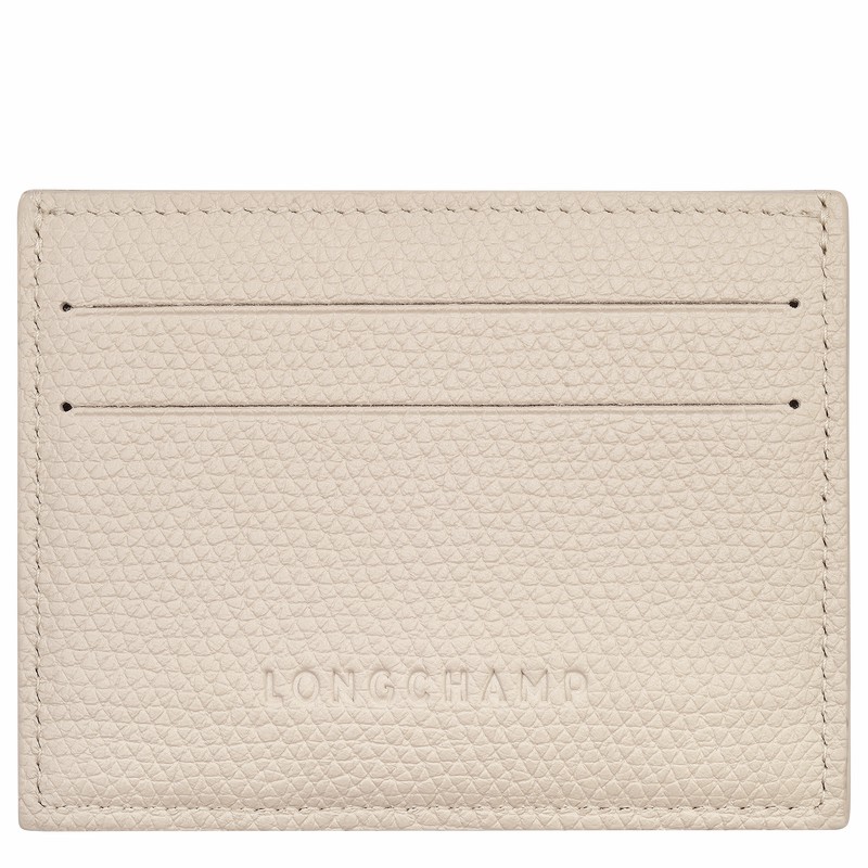 Longchamp Le Roseau Etui za Kartice Ženski Bele Slovenija | L3218HFP555