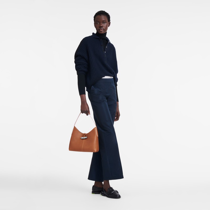 Longchamp Le Roseau M Hobo Torba Ženski Rjave Slovenija | 10153HQS504