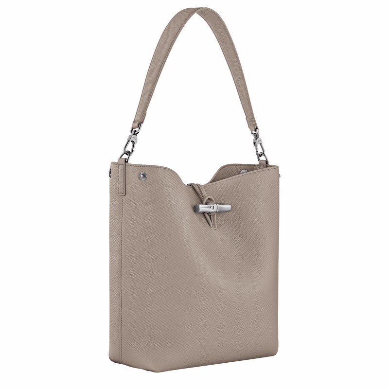 Longchamp Le Roseau M Torbica za čez Ramo Ženski Sive Slovenija | 10281HFP266