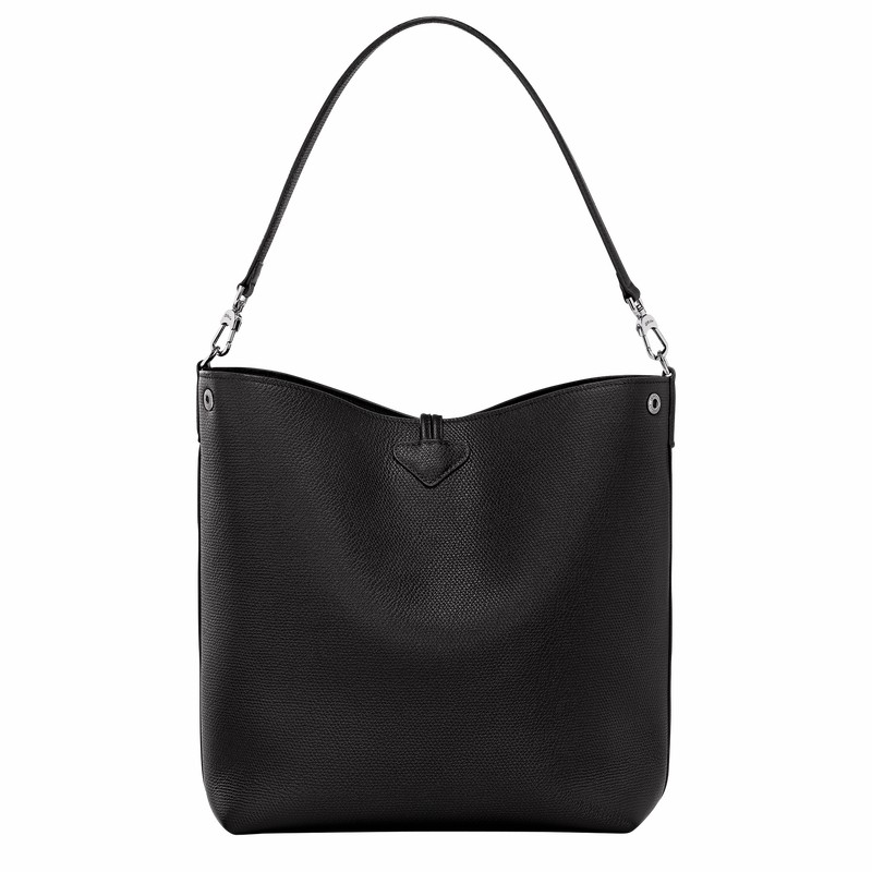 Longchamp Le Roseau M Torbica za čez Ramo Ženski Črne Slovenija | 10281HFP001