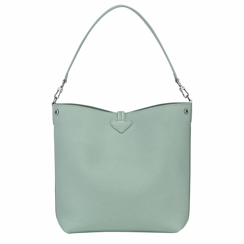 Longchamp Le Roseau M Torbica za čez Ramo Ženski Celadon Slovenija | 10281HFP282