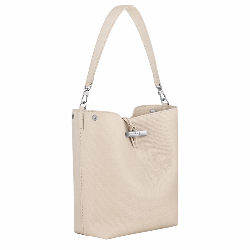 Longchamp Le Roseau M Torbica za čez Ramo Ženski Bele Slovenija | 10281HFP555