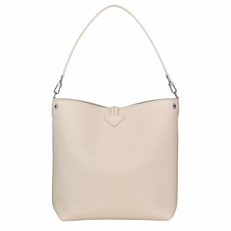 Longchamp Le Roseau M Torbica za čez Ramo Ženski Bele Slovenija | 10281HFP555