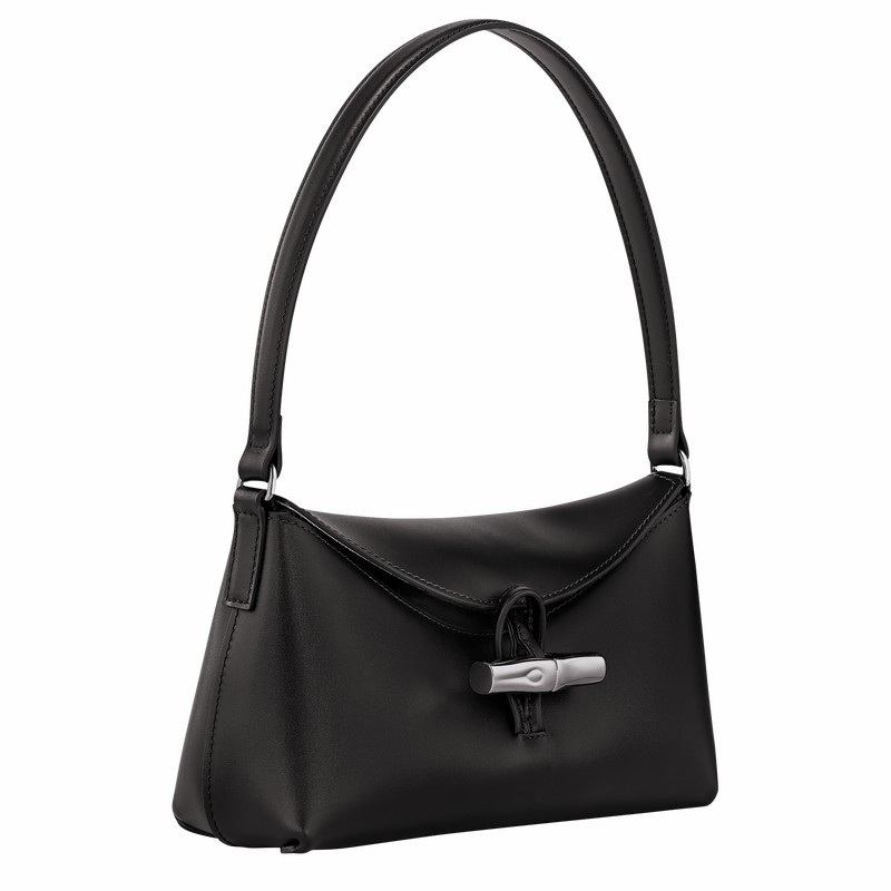 Longchamp Le Roseau S Hobo Torba Ženski Črne Slovenija | 10230HCL001
