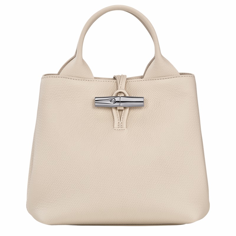 Longchamp Le Roseau S Torbica Ženski Bele Slovenija | 10273HFP555
