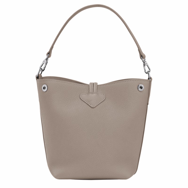Longchamp Le Roseau XS Bucket Torba Ženski Sive Slovenija | 10279HFP266
