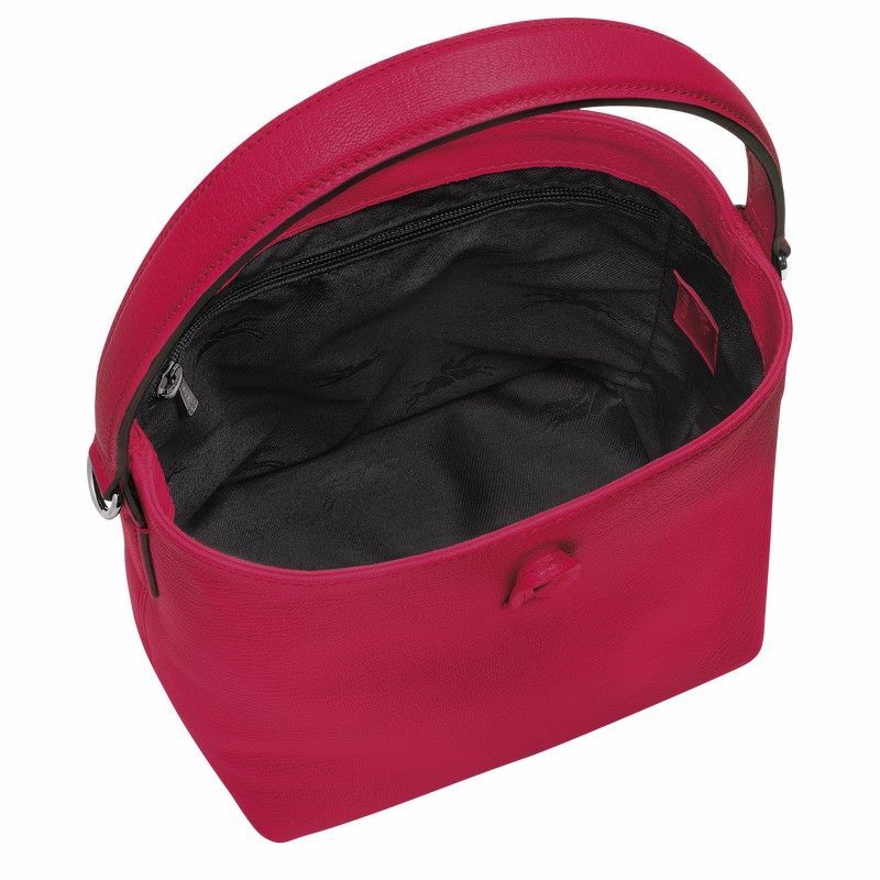 Longchamp Le Roseau XS Bucket Torba Ženski Fuksije Slovenija | 10159HECJ13