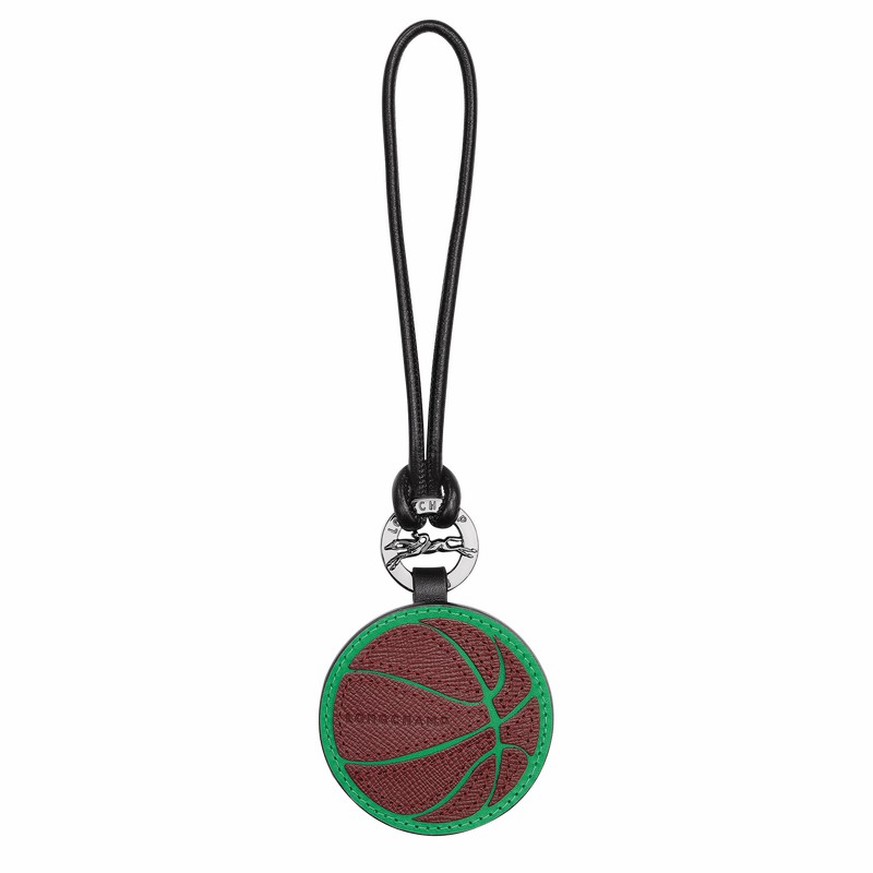 Longchamp Long-Dribble Obeski Za Ključe Moški Zelene Bordo Slovenija | 36081J03J16-
