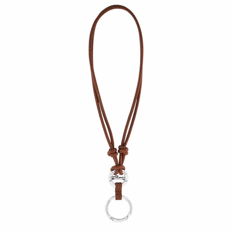 Longchamp ÉPURE Obeski Za Ključe Ženski Rjave Slovenija | 36080J02035